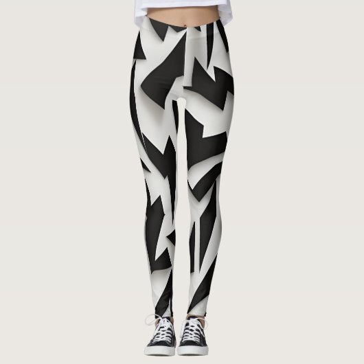 Abstrakte Leggings (Vorderseite)