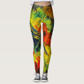 Abstrakte Leggings (Vorderseite)
