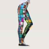 Abstrakte Leggings der modernen Art Grid (Rechts)