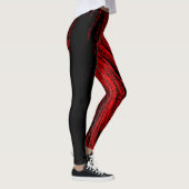 Abstrakte Leggings des Roten Horses Mane (Rechts)