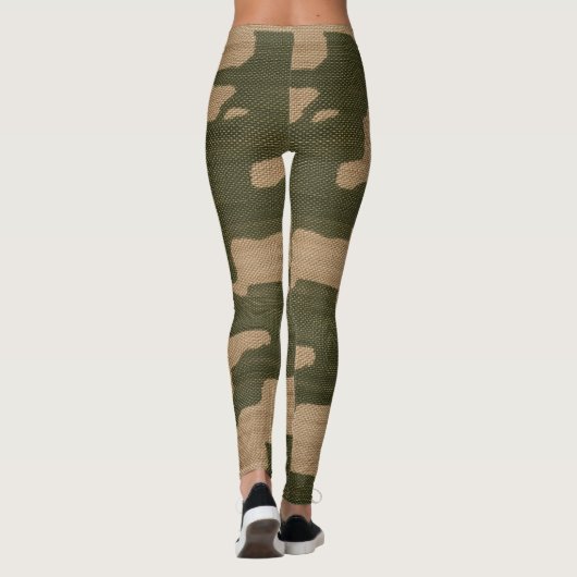 Abstrakte Leggings für aktive Frauen (Rückseite)