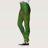 abstrakte Leggings "Galaxia Verde" (Links)