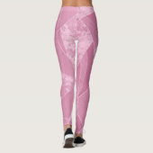 Abstrakte Leggings in Rosa (Rückseite)