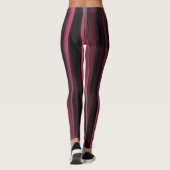 abstrakte Leggings in Rosa und Grau (Rückseite)