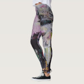 Abstrakte Leggings mit Blumenbezug (Links)