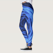 Abstrakte Leggings mit Multiprint (Links)