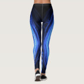 Abstrakte Leggings mit Multiprint (Rückseite)