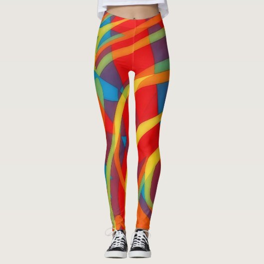 Abstrakte Leggings üben (Vorderseite)