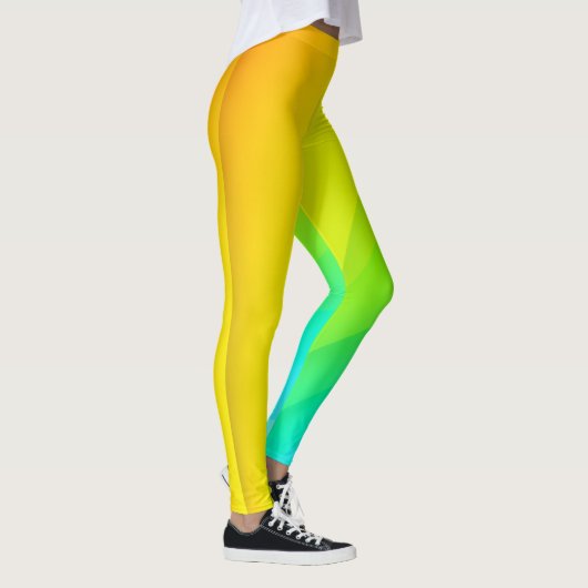 Abstrakte Leggings von Rainbow (Rechts)