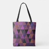Abstrakte Leidenschaft 831 Lila Tasche (Rückseite)