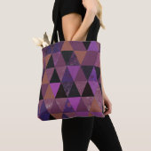 Abstrakte Leidenschaft 831 Lila Tasche (Von Nahem)