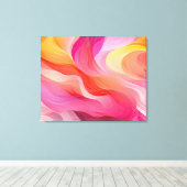 Abstrakte Leinwand (Insitu (Holzboden))