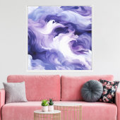 Abstrakte Leinwand (Insitu (Wohnzimmer))