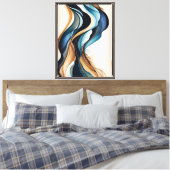 Abstrakte Leinwand (Insitu (Schlafzimmer))