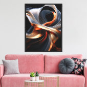 Abstrakte Leinwand (Insitu (Wohnzimmer))