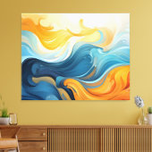 Abstrakte Leinwand (Insitu (Wohnzimmer))