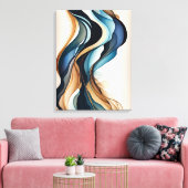 Abstrakte Leinwand (Insitu (Wohnzimmer))