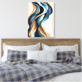 Abstrakte Leinwand (Insitu (Schlafzimmer))