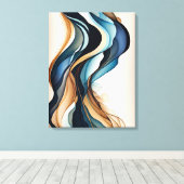 Abstrakte Leinwand (Insitu (Holzboden))