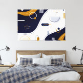 Abstrakte Leinwand (Insitu (Schlafzimmer))