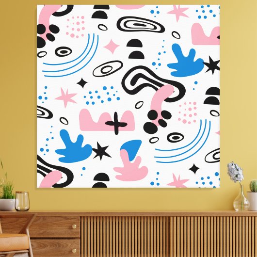 Abstrakte Leinwand (Insitu (Wohnzimmer))