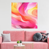 Abstrakte Leinwand (Insitu (Wohnzimmer))