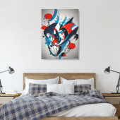 Abstrakte Leinwand (Insitu (Schlafzimmer))