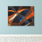 Abstrakte Leinwand (Insitu (Holzboden))