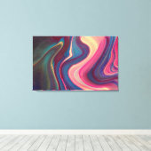 abstrakte Leinwand (Insitu (Holzboden))