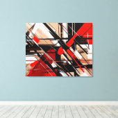 Abstrakte Leinwand (Insitu (Holzboden))