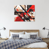 Abstrakte Leinwand (Insitu (Schlafzimmer))