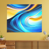 Abstrakte Leinwand (Insitu (Wohnzimmer))