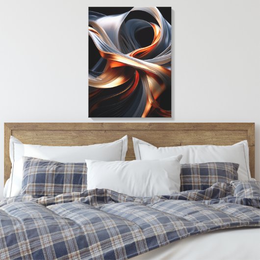 Abstrakte Leinwand (Insitu (Schlafzimmer))