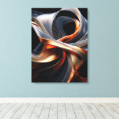 Abstrakte Leinwand (Insitu (Holzboden))