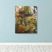 Abstrakte Leinwand (Insitu (Holzboden))