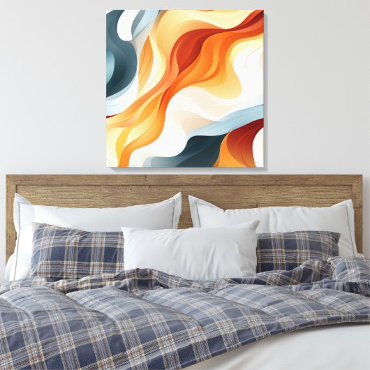 Abstrakte Leinwand (Insitu (Schlafzimmer))