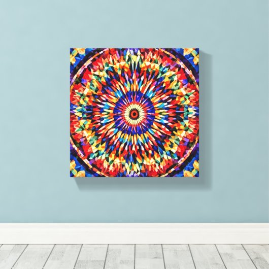 Abstrakte Leinwand (Insitu (Holzboden))