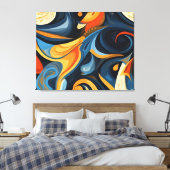 Abstrakte Leinwand (Insitu (Schlafzimmer))