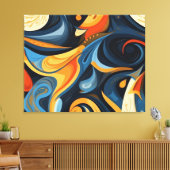 Abstrakte Leinwand (Insitu (Wohnzimmer))