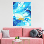 Abstrakte Leinwand (Insitu (Wohnzimmer))