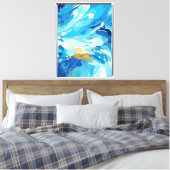 Abstrakte Leinwand (Insitu (Schlafzimmer))