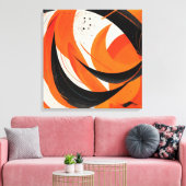 Abstrakte Leinwand (Insitu (Wohnzimmer))