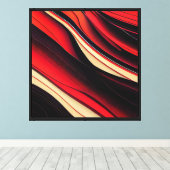 Abstrakte Leinwand (Insitu (Holzboden))
