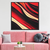Abstrakte Leinwand (Insitu (Wohnzimmer))