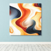 Abstrakte Leinwand (Insitu (Holzboden))