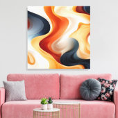 Abstrakte Leinwand (Insitu (Wohnzimmer))