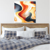 Abstrakte Leinwand (Insitu (Schlafzimmer))