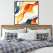 Abstrakte Leinwand (Insitu (Schlafzimmer))
