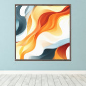Abstrakte Leinwand (Insitu (Holzboden))
