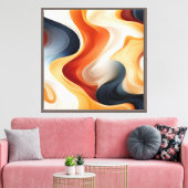 Abstrakte Leinwand (Insitu (Wohnzimmer))